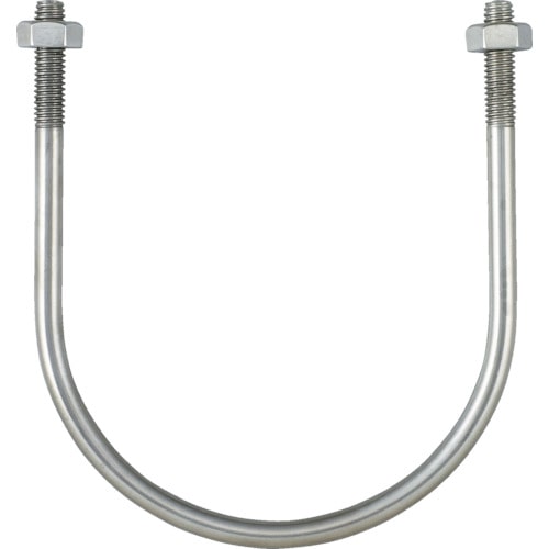 ■トラスコ中山(TRUSCO)　ＳＧＰ用Ｕボルト　ＳＵＳ３０４　呼び径１００Ａ　ねじ径Ｗ３／８  TSGP-BT100A-S  (100A)