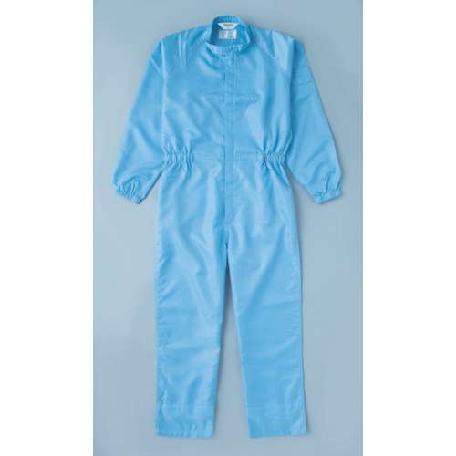 ■トラスコ中山(TRUSCO)　制電糸グリッド仕様フード無つなぎ服　ブルー　Ｌ　TCOG-B-L