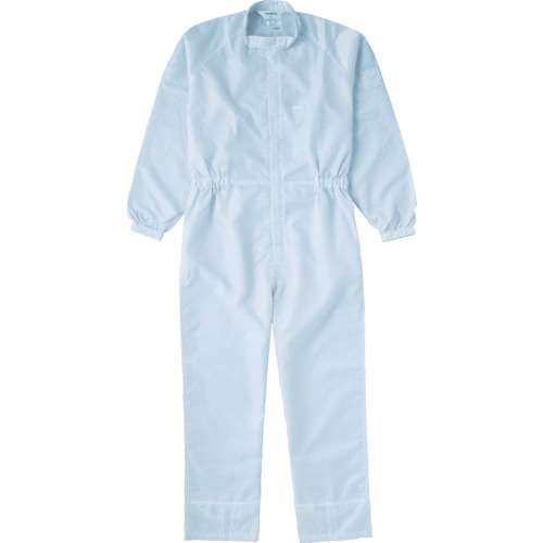 ■トラスコ中山(TRUSCO)　制電糸グリッド仕様フード無つなぎ服　ホワイト　ＬＬ　TCOG-W-LL