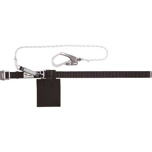 ■ＴＲＵＳＣＯ　ロープ式安全帯　１本つり専用　幅５０ｍｍＸ長さ１１５０ｍｍ　ブラック TSB99ABK
