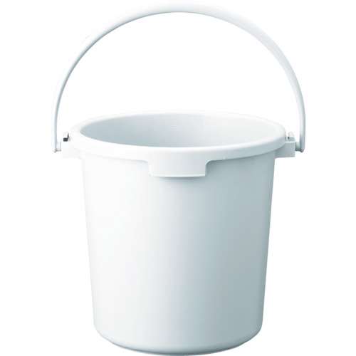 ■トラスコ中山(TRUSCO)　ＰＰカラーバケツ　２２Ｌ　白　TPPB-22-W