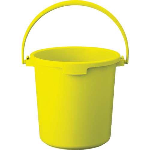 ■トラスコ中山(TRUSCO)　ＰＰカラーバケツ　２２Ｌ　黄　TPPB-22-Y