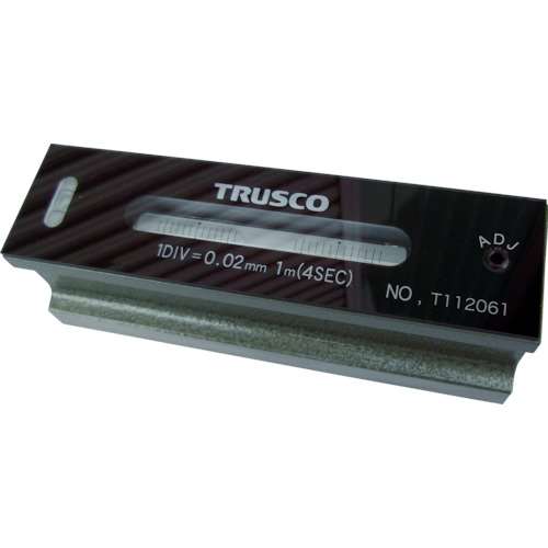 ■トラスコ中山(TRUSCO)　平形精密水準器　Ｂ級　寸法２５０　感度０．０２　TFL-B2502