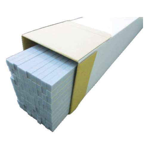 ■トラスコ中山(TRUSCO)　角バッカー　１０ｍｍＸ１０ｍｍＸ１ｍテープ付　１００本入　TKB-1010T