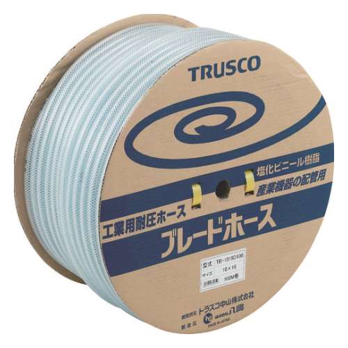 ■トラスコ中山(TRUSCO)　ブレードホース　６Ｘ１１ｍｍ　１００ｍ  TB-611D100  (6X11)100Mﾄﾞﾗﾑ