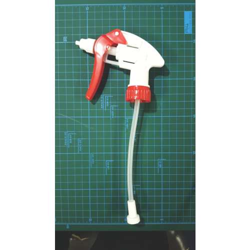 ■トラスコ中山(TRUSCO)　スプレーガンヘッド　５００ｍｌ　泡噴射　赤　TSG500FRHD