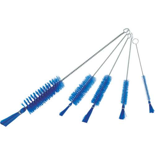 ■トラスコ中山(TRUSCO)　理化学ブラシ　注射器用　ＰＢＴ毛　ステンレス柄１０ｃｃ用　TBSS10P