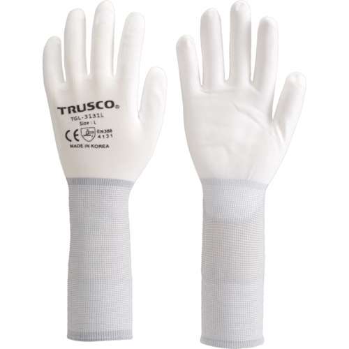 ■トラスコ中山(TRUSCO)　ナイロン手袋ＰＵ手のひらコート（１０双入）　Ｓ　TGL313110PS