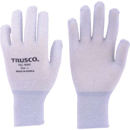 ■トラスコ中山(TRUSCO)　カーボン・ナイロンインナー手袋　Ｌ　TGL9000L