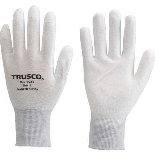 ■トラスコ中山(TRUSCO)　カーボン・ナイロンインナー手袋ＰＵ手のひらコート　Ｓ　TGL9031S