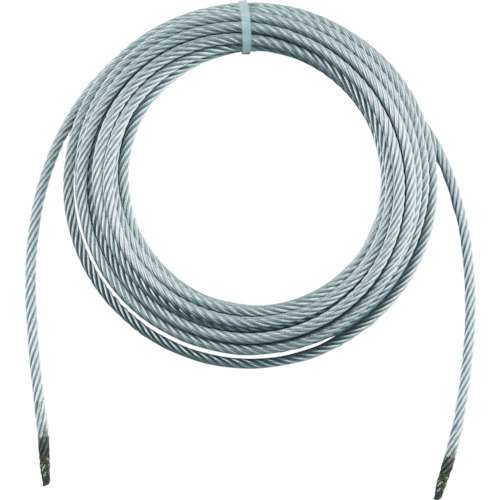 ■トラスコ中山(TRUSCO)　手動ウインチ用ワイヤーΦ９×４０Ｍ用（切りっ放し）　WW940