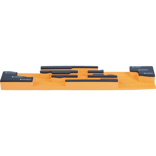 ■トラスコ中山(TRUSCO)　ＥＶＡフォーム　黒×オレンジ　３段式工具箱用　ＴＩＴ４４ＳＢＫＦ２