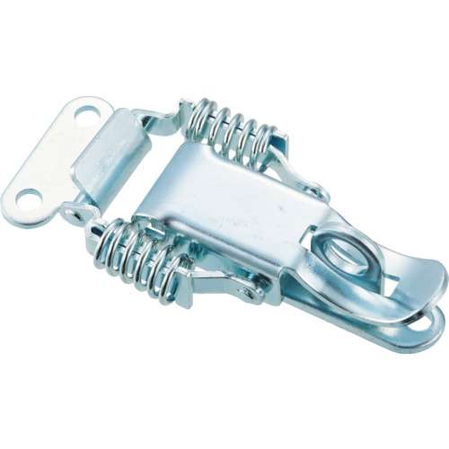 ■トラスコ中山(TRUSCO)　パッチン錠　鍵穴付ばねタイプ・スチール製　２個入　Ｐ３０Ｈ