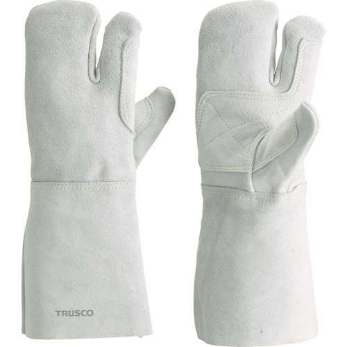 ■ＴＲＵＳＣＯ　ケブラー（Ｒ）糸使用溶接手袋　３本指　裏綿付 KEVYT3