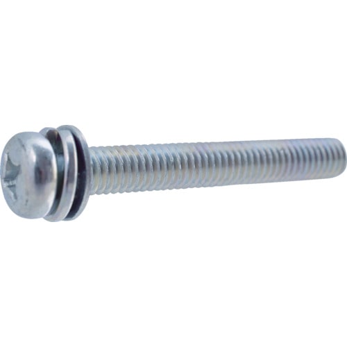 ■ＴＲＵＳＣＯ　薄板用座金組込ねじ　Ｍ６Ｘ３０　１５本 Y0310630