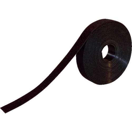 ■トラスコ中山(TRUSCO)　耐候性マジックバンド結束テープ　両面　幅２０ｍｍＸ長さ１．５ｍ　黒　ＴＭＫＴ２０１５ＢＫ