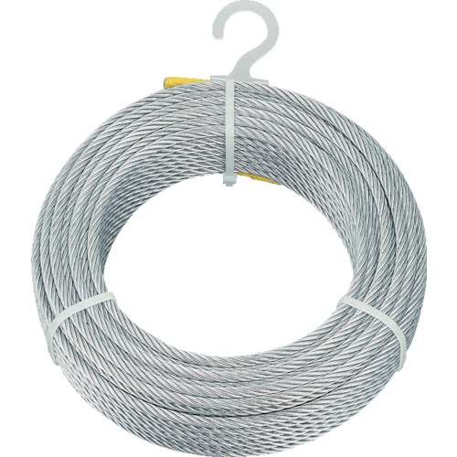 ■トラスコ中山(TRUSCO)　メッキ付ワイヤロープ　Φ２ｍｍＸ２０ｍ　ＣＷＭ２Ｓ２０