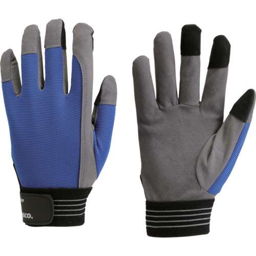 ■トラスコ中山(TRUSCO)　グリッピング人工皮革手袋”Ｘ‐ＴＧＲＩＰ”フィンガータイプ　Ｌ　ＸＴＧＲＩＰＦＬ