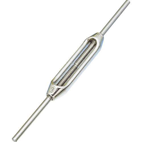 ■ＴＲＵＳＣＯ　ステン枠式ターンバックル両端ストレート規格Ｍ‐３ TTB3SS