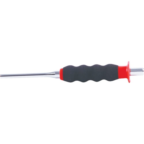 ■ＴＲＵＳＣＯ　グリップ付ピンポンチ　６．０ｍｍＸ２１０ｍｍ TPPG60