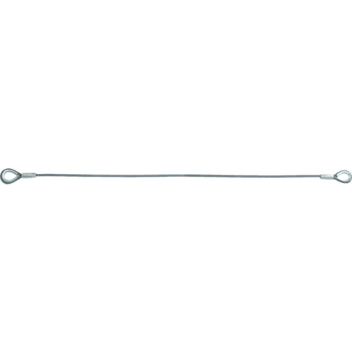 ■ＴＲＵＳＣＯ　ワイヤロープスリング　Ｅタイプ　アルミロック　６ｍｍＸ５ｍ TWEL6S5