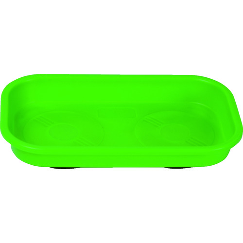 ■ＴＲＵＳＣＯ　角型樹脂マグネットトレー　緑 TAMT1424GN