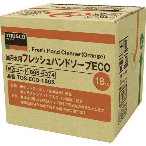 ■ＴＲＵＳＣＯ　フレッシュハンドソープＥＣＯ　１８Ｌ　詰替　バッグインボックス TOSECO180S