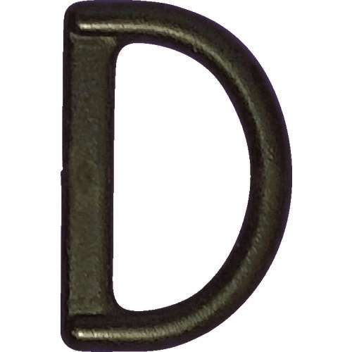 ■ＴＲＵＳＣＯ　樹脂製平ベルト用Ｄ環　２５ｍｍ　５個入 TDCNJ25