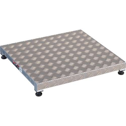 ■トラスコ中山(TRUSCO)　低床式アルミ製ステップ　６００Ｘ６００ＸＨ９０～１２０  TFS-0660AL