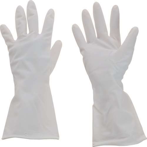 ■ＴＲＵＳＣＯ　塩化ビニール手袋薄手　ホワイト　Ｓ PVCTG025S