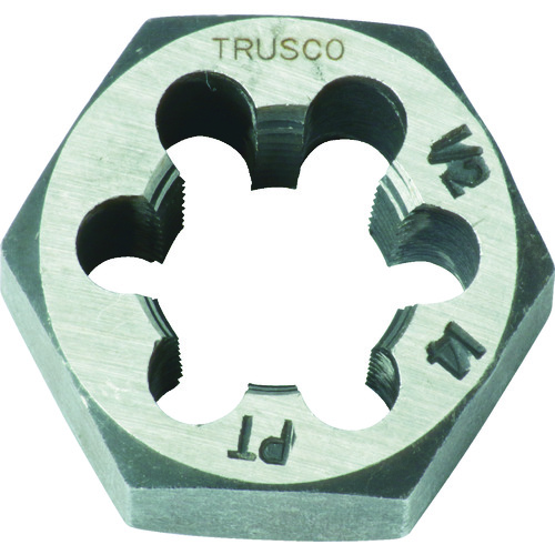 ■トラスコ中山(TRUSCO)　六角サラエナットダイス　ＰＴ１／２‐１４  TD6-1/2PT14