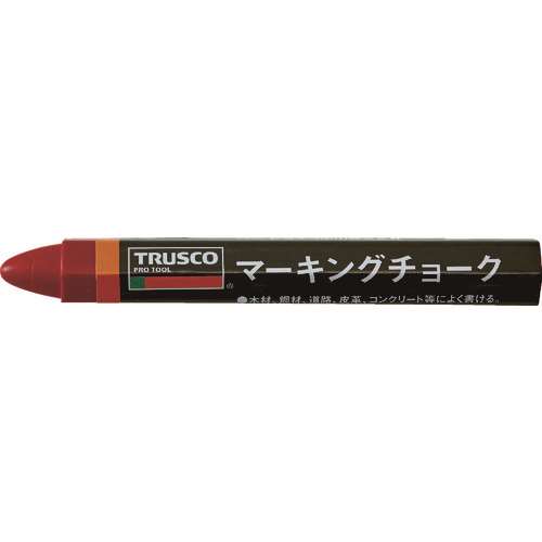 ■ＴＲＵＳＣＯ　マーキングチョーク　赤　３本入 TMC19R