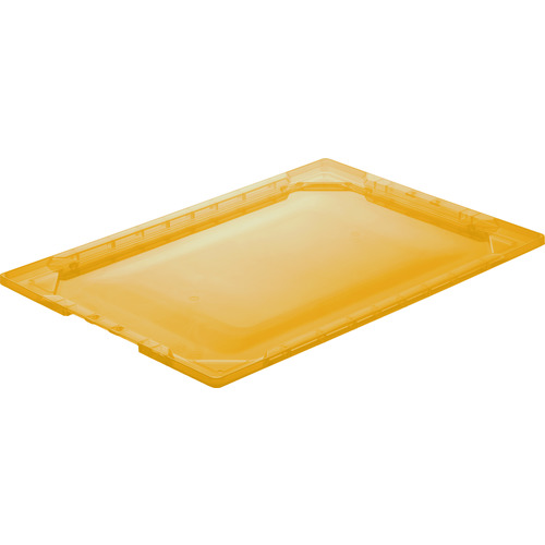 ■ＴＲＵＳＣＯ　薄型折りたたみコンテナスケル　ＴＳＫ‐Ｏ５０、４０、３０兼用フタ　透明オレンジ TSKO50FOR
