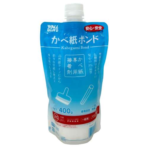 矢沢化学　かべ紙ボンド　４００ｇ