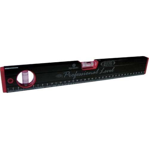 ＫＯＤ　箱型アルミレベル（黒×赤）　RB-270380MM