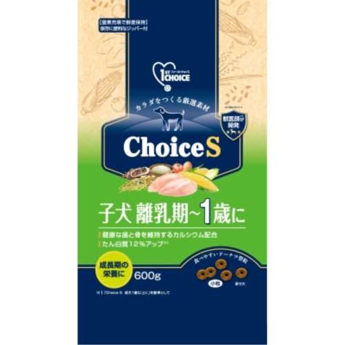 アース・バイオケミカル　ファーストチョイス　ＣｈｏｉｃｅＳ子犬離乳期～１歳に６００ｇ