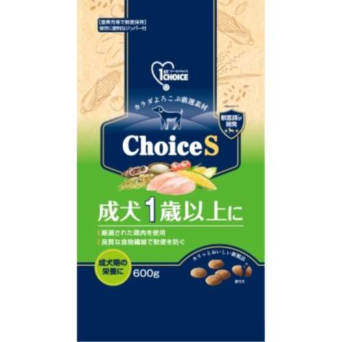 アース・バイオケミカル　ファーストチョイス　ＣｈｏｉｃｅＳ成犬１歳以上に６００ｇ