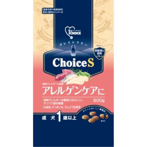 アース・バイオケミカル　ファーストチョイス　ＣｈｏｉｃｅＳアレルゲンケアに成犬１歳以上６００ｇ