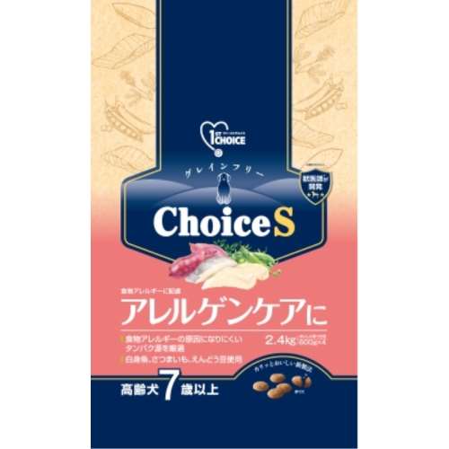 アース・バイオケミカル　ファーストチョイス　ＣｈｏｉｃｅＳアレルゲンケアに高齢犬７歳以上２．４ｋｇ