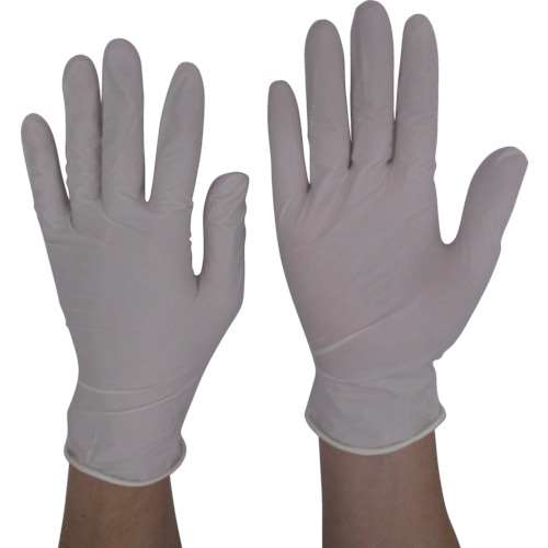 ■テイジン　ニトリル手袋　粉なし　白　Ｍ　NBR-PF10WM