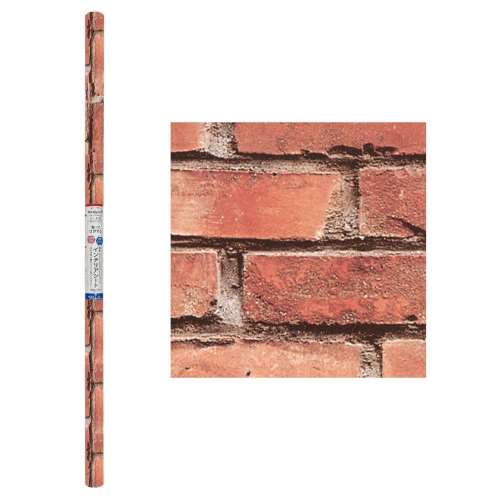 インテリアシートＷ 約９０ｃｍ×２ｍ巻　１０６７８　レンガ