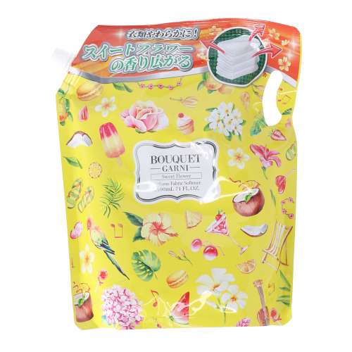 ブーケガルニ パフューム柔軟剤 スイートフラワーの香り 2100ml イエロー