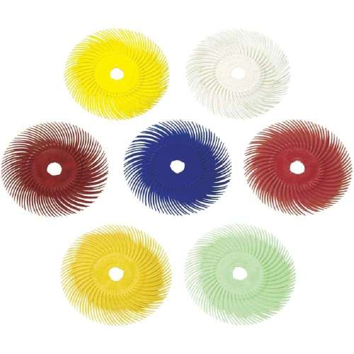 3M ラジアル・ブリッスルディスク ＃80相当 黄 76.2mm