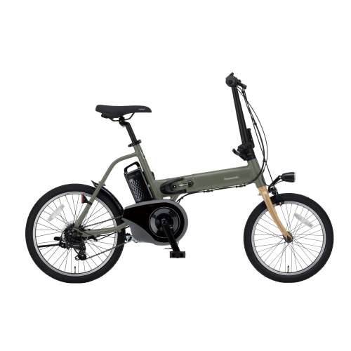 １８／２０インチ　オフタイム　電動アシスト自転車　内装3段 LEDビームランプ　マットオリーブ×デザートイエロー