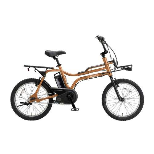 ２０インチ　EZ　電動アシスト自転車　内装3段 LEDビームランプ　ヌバックブラウン
