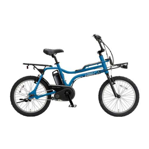 ２０インチ　EZ　電動アシスト自転車　内装3段 LEDビームランプ　デニムブルー