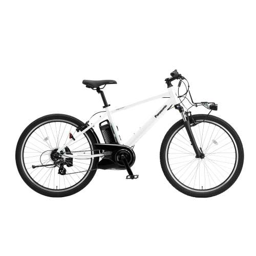 ２６インチ　ハリヤ　電動アシスト自転車　外装7段 LEDビームランプ　クリスタルホワイト