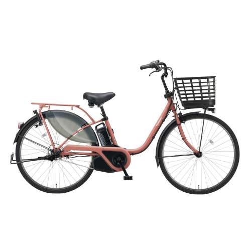 24インチ　ビビ・ＭＸ　電動アシスト自転車　内装3段　マットカームコーラル　ＢＥ‐ＦＭ４３４Ｒ２