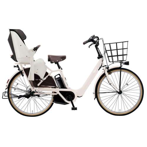 26インチ 電動アシスト自転車 内装3段 ホワイトグレー BE-FAD633F