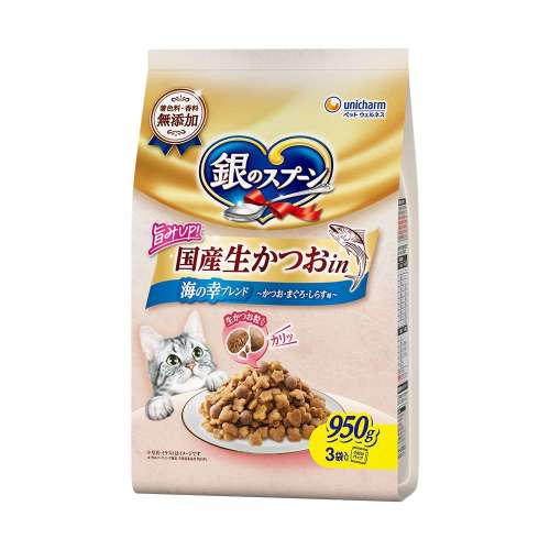 銀のスプーン　国産生かつお?海の幸ブレンド　かつお・まぐろ・しらす950ｇ